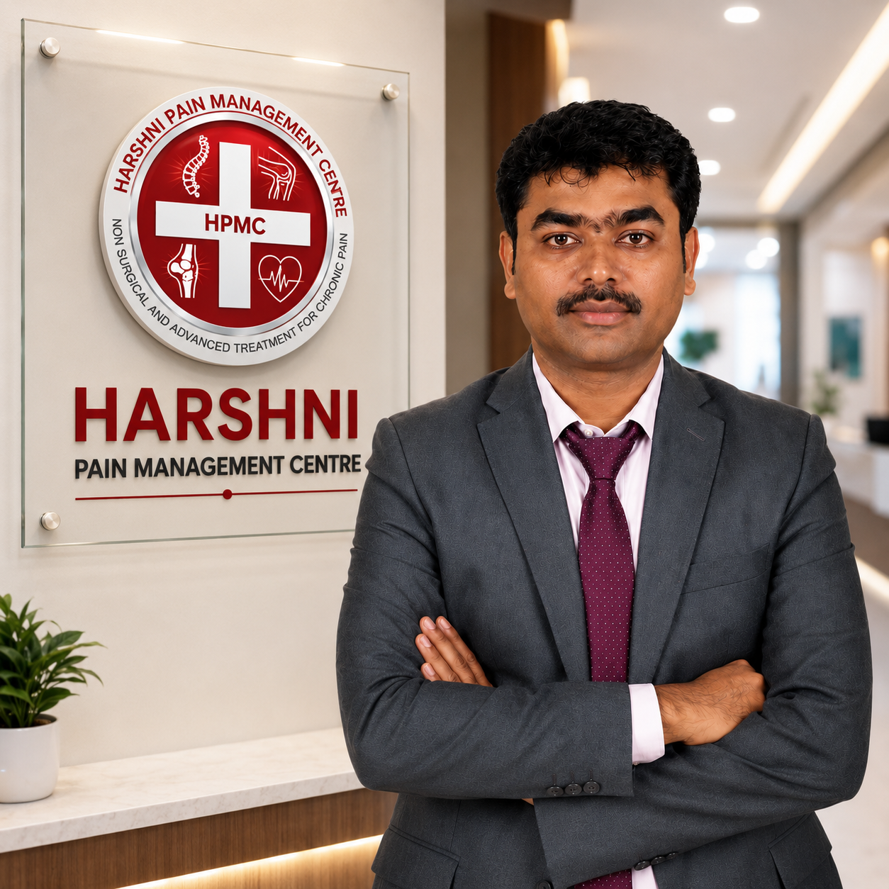 Portrait of interventional pain specialist Dr. Prem Anand
